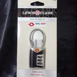 TSA Combination Luggage Lock With Steel Cable